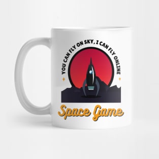 Space Game You Can Fly On Sky, I Can Fly Online Mug